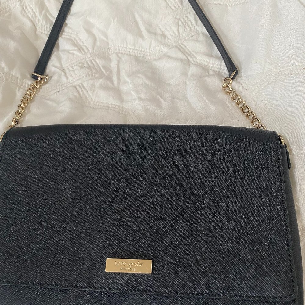 NWOT Kate Spade Black Saffiano leather - Picture 6 of 6